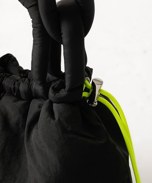 ABAHOUSE / アバハウス トートバッグ | 【cheek/チーク】puf kinchaku C25003　巾着２wayトート | 詳細7