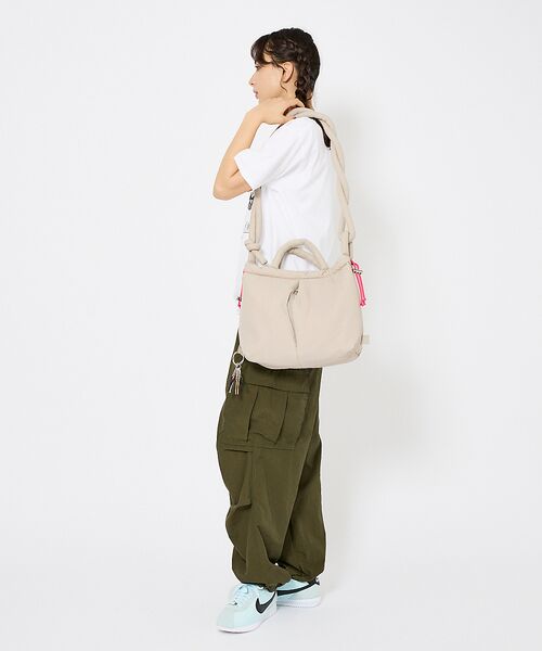 ABAHOUSE / アバハウス トートバッグ | 【cheek/チーク】puf kinchaku C25003　巾着２wayトート | 詳細15