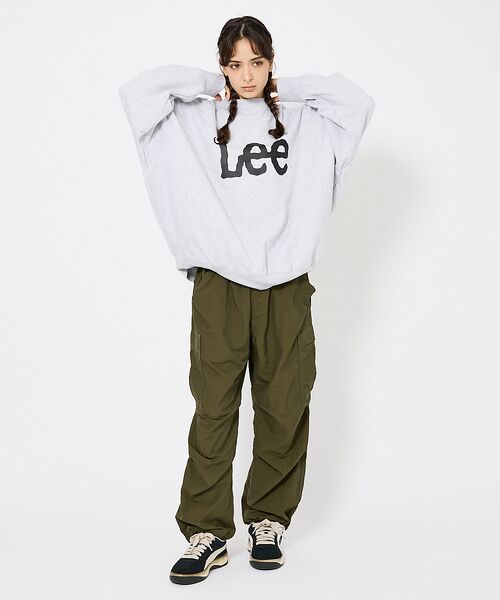ABAHOUSE / アバハウス スウェット | 【Lee/リー】SUPERSIZED LEE LOGO Crew /フロントロゴ | 詳細1