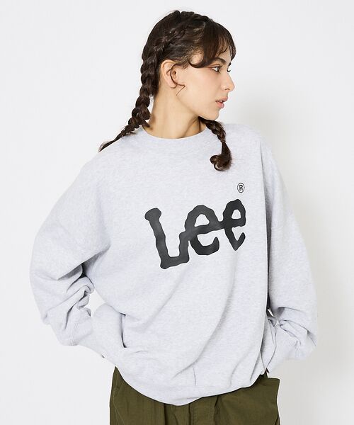 ABAHOUSE / アバハウス スウェット | 【Lee/リー】SUPERSIZED LEE LOGO Crew /フロントロゴ | 詳細3