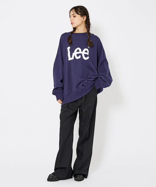 ABAHOUSE / アバハウス スウェット | 【Lee/リー】SUPERSIZED LEE LOGO Crew /フロントロゴ | 詳細10