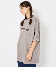 ABAHOUSE / アバハウス Tシャツ | 【Charcoal（チャコール）× Americana（アメリカーナ）】ポケット