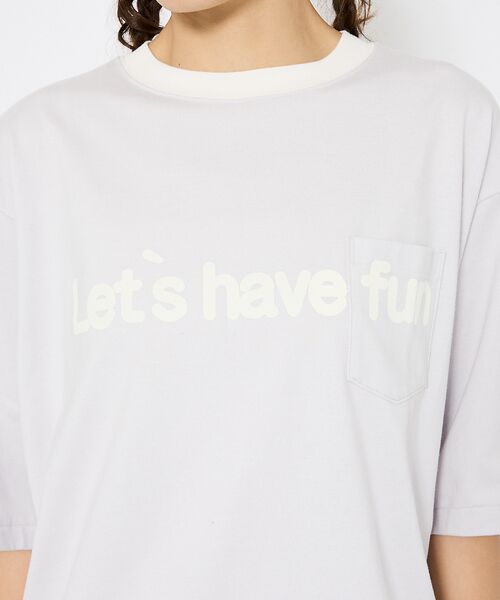 ABAHOUSE / アバハウス Tシャツ | 【Charcoal（チャコール）× Americana（アメリカーナ）】ポケット | 詳細9