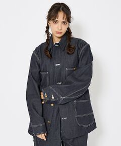 ど*！様 DENIM TOMORROWLAND 46 セール】 オーガニックコットンツイル ブルゾン （Gジャン
