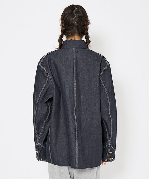 ABAHOUSE / アバハウス Gジャン・デニムジャケット | 【Lee/リー】 ロコジャケット/LOCO DENIM JACKET/ リジッド | 詳細11