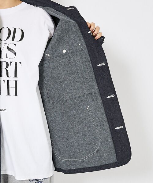 ABAHOUSE / アバハウス Gジャン・デニムジャケット | 【Lee/リー】 ロコジャケット/LOCO DENIM JACKET/ リジッド | 詳細17