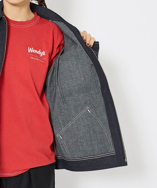 ABAHOUSE / アバハウス Gジャン・デニムジャケット | 【Lee/リー 】DENIM ZIP UP BLOUSON/オーバーサイズ デニ | 詳細10