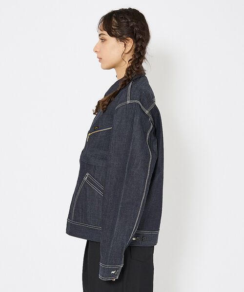ABAHOUSE / アバハウス Gジャン・デニムジャケット | 【Lee/リー 】DENIM ZIP UP BLOUSON/オーバーサイズ デニ | 詳細5