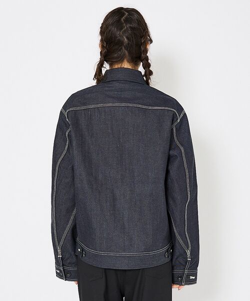 ABAHOUSE / アバハウス Gジャン・デニムジャケット | 【Lee/リー 】DENIM ZIP UP BLOUSON/オーバーサイズ デニ | 詳細6
