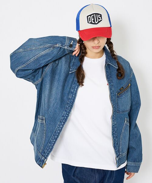 ABAHOUSE / アバハウス Gジャン・デニムジャケット | 【Lee/リー 】DENIM ZIP UP BLOUSON/オーバーサイズ デニ | 詳細16