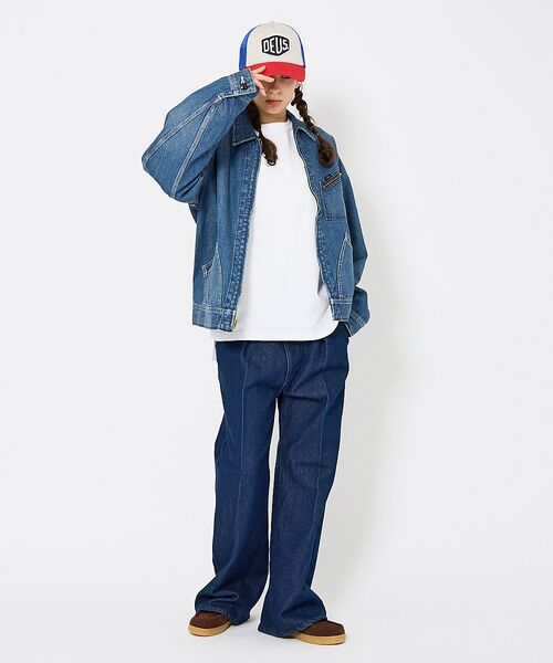 ABAHOUSE / アバハウス Gジャン・デニムジャケット | 【Lee/リー 】DENIM ZIP UP BLOUSON/オーバーサイズ デニ | 詳細17