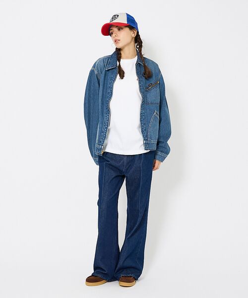 ABAHOUSE / アバハウス Gジャン・デニムジャケット | 【Lee/リー 】DENIM ZIP UP BLOUSON/オーバーサイズ デニ | 詳細18