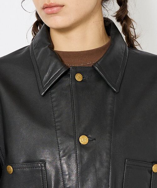 ABAHOUSE / アバハウス レザーブルゾン・ジャケット | 【LEE/リー】LOCO JACKET レザー カバーオール ジャケット / ユ | 詳細10