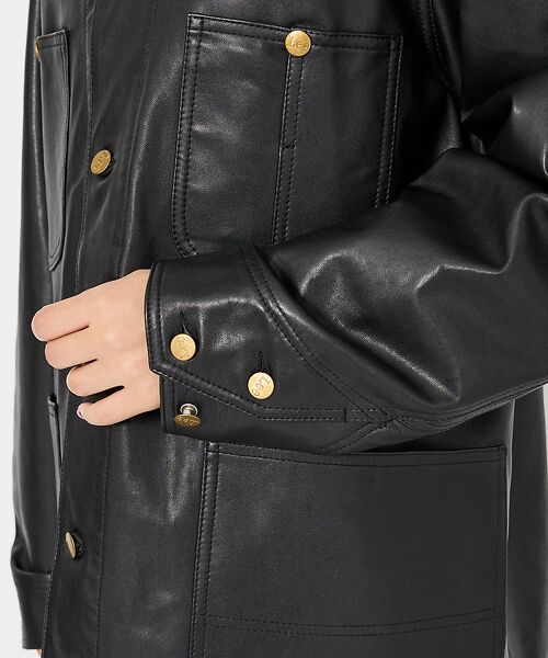 ABAHOUSE / アバハウス レザーブルゾン・ジャケット | 【LEE/リー】LOCO JACKET レザー カバーオール ジャケット / ユ | 詳細11