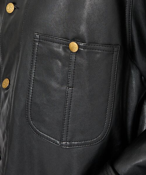 ABAHOUSE / アバハウス レザーブルゾン・ジャケット | 【LEE/リー】LOCO JACKET レザー カバーオール ジャケット / ユ | 詳細12