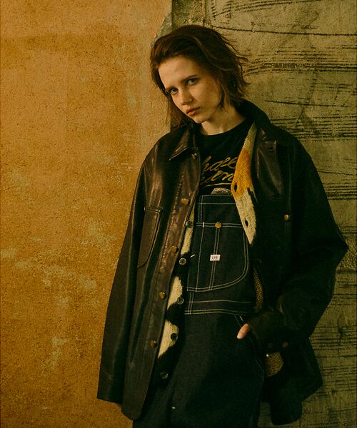 ABAHOUSE / アバハウス レザーブルゾン・ジャケット | 【LEE/リー】LOCO JACKET レザー カバーオール ジャケット / ユ | 詳細17