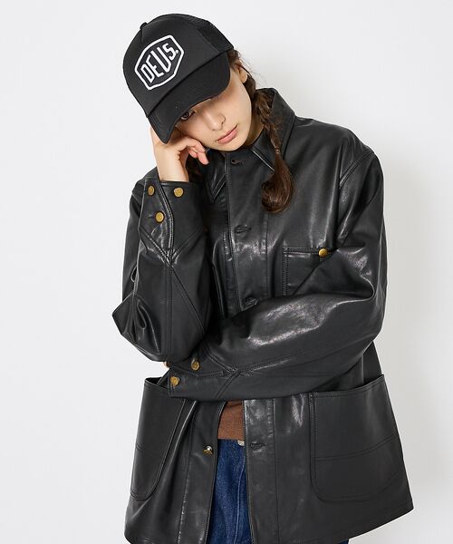 ABAHOUSE / アバハウス レザーブルゾン・ジャケット | 【LEE/リー】LOCO JACKET レザー カバーオール ジャケット / ユ | 詳細6