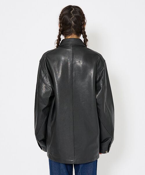 ABAHOUSE / アバハウス レザーブルゾン・ジャケット | 【LEE/リー】LOCO JACKET レザー カバーオール ジャケット / ユ | 詳細9