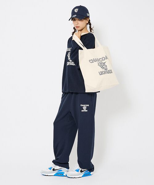 ABAHOUSE / アバハウス トートバッグ | 【Charcoal（チャコール）× Americana（アメリカーナ）】SOUV | 詳細1