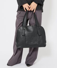 ABAHOUSE / アバハウス ボストンバッグ | 【YArKA/ヤーカ】real leather emboss handle to