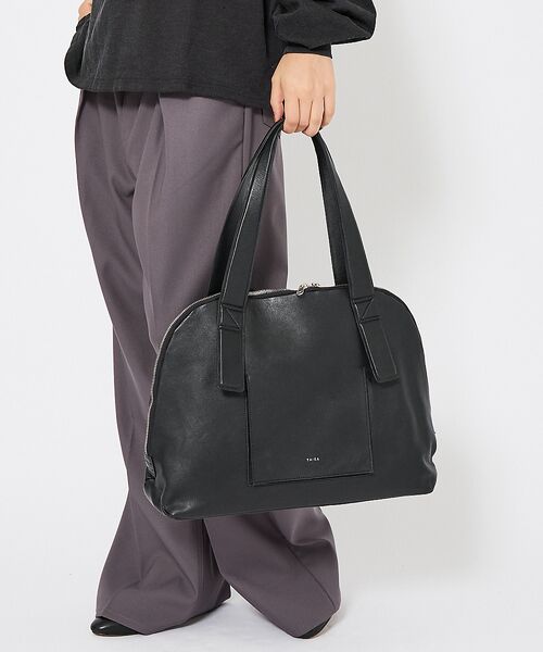 ABAHOUSE / アバハウス ボストンバッグ | 【YArKA/ヤーカ】real leather emboss handle to | 詳細12