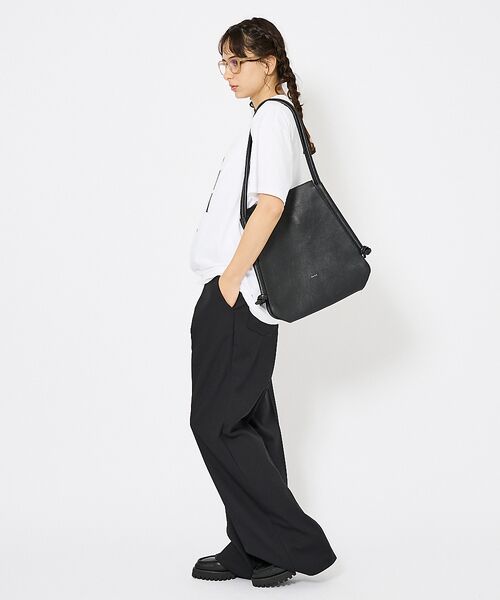 ABAHOUSE / アバハウス トートバッグ | 【YArKA / ヤーカ】real leather cord adjustmen | 詳細1