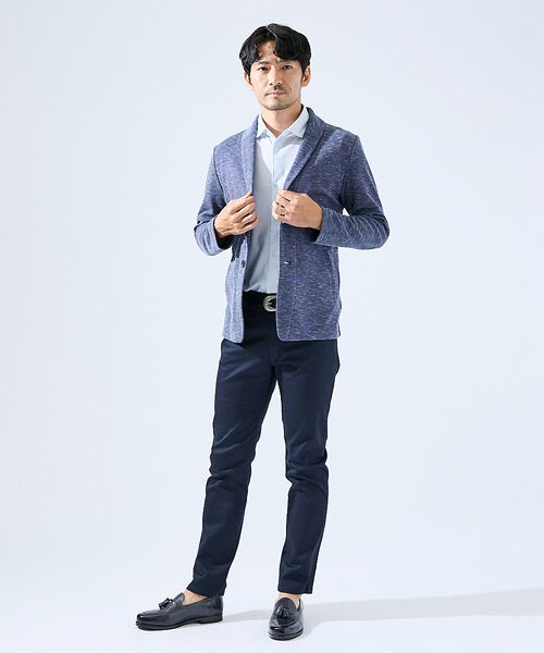 ABAHOUSE / アバハウス シャツ・ブラウス | 【形状安定性 / 伸縮性】トリコットストライプ 半袖シャツ | 詳細3