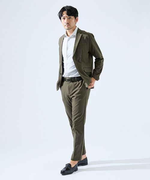 ABAHOUSE / アバハウス シャツ・ブラウス | 【形状安定性 / 伸縮性】トリコットストライプ 半袖シャツ | 詳細7