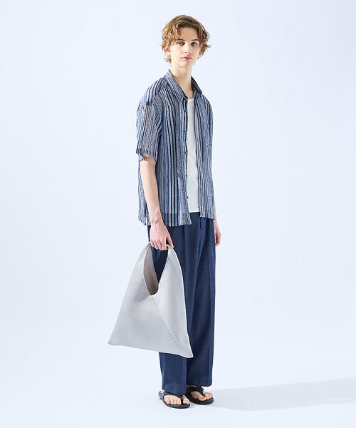 ABAHOUSE / アバハウス トートバッグ | 【AH ABAHOUSE】トライアングルメッシュトート | 詳細4