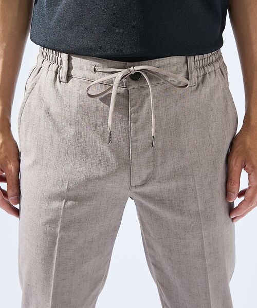 ABAHOUSE / アバハウス スラックス・ドレスパンツ | 【セットアップ対応】吸水速乾 リネンライク スラックス パンツ | 詳細2