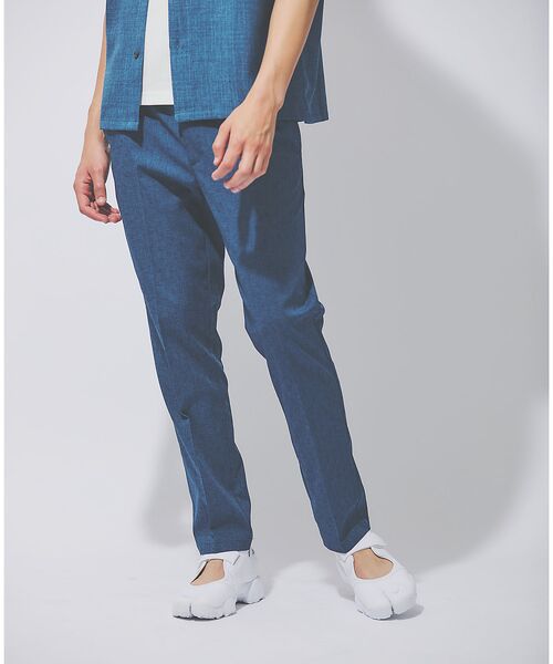 ABAHOUSE / アバハウス スラックス・ドレスパンツ | 【セットアップ対応】吸水速乾 リネンライク スラックス パンツ | 詳細6