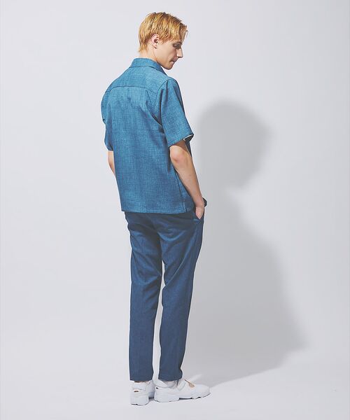 ABAHOUSE / アバハウス スラックス・ドレスパンツ | 【セットアップ対応】吸水速乾 リネンライク スラックス パンツ | 詳細7