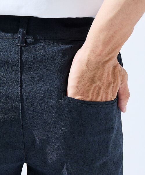 ABAHOUSE / アバハウス スラックス・ドレスパンツ | 【セットアップ対応】吸水速乾 リネンライク スラックス パンツ | 詳細12