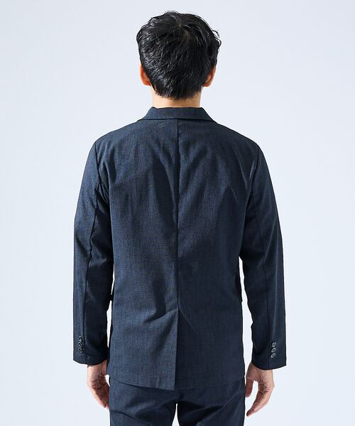ABAHOUSE / アバハウス テーラードジャケット | 【上下2点セット/セットアップ対応】吸水速乾 リネンライク セットアップ / ス | 詳細9