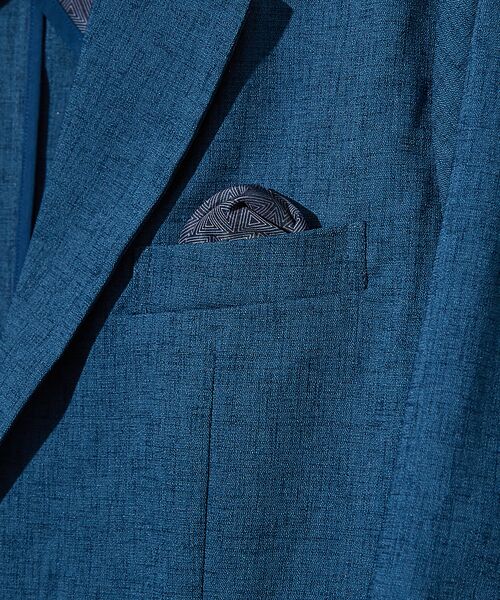 ABAHOUSE / アバハウス テーラードジャケット | 【セットアップ対応】吸水速乾 リネンライク ジャケット / サマージャケット | 詳細5