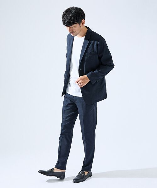 ABAHOUSE / アバハウス テーラードジャケット | 【セットアップ対応】吸水速乾 リネンライク ジャケット / サマージャケット | 詳細19