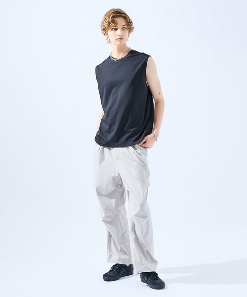 ABAHOUSE / アバハウス キャミソール・チューブトップ | 【SORONA】接触冷感 ノースリーブ Tシャツ | 詳細9