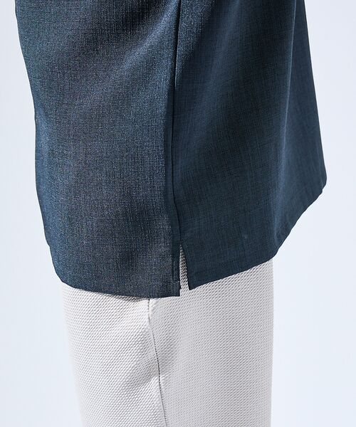 ABAHOUSE / アバハウス シャツ・ブラウス | 【セットアップ対応】吸水速乾 リネンライク 半袖シャツ | 詳細15