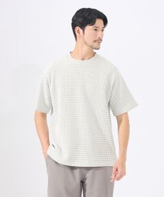 ABAHOUSE / アバハウス Tシャツ | 【立体ビッグワッフル】 半袖Tシャツ