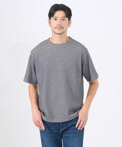 ABAHOUSE / アバハウス Tシャツ | 【立体ビッグワッフル】 半袖Tシャツ