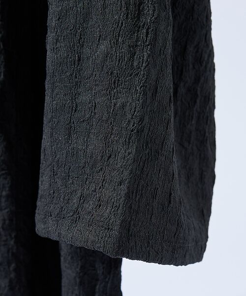 ABAHOUSE / アバハウス シャツ・ブラウス | 【セットアップ対応】シャーリングケーブル オープンカラーシャツ/オーバーサイズ | 詳細8