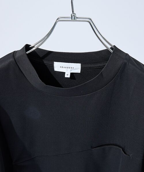 ABAHOUSE / アバハウス Tシャツ | TUCK&SEAM コットンポンチ 半袖Tシャツ | 詳細7