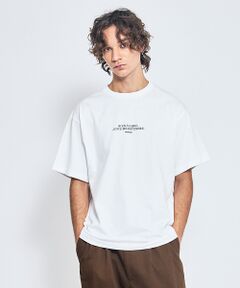 ABAHOUSE / アバハウス Tシャツ | ファインジャージー ロゴTシャツ / 半袖Tシャツ