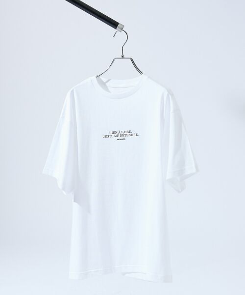 ABAHOUSE / アバハウス Tシャツ | ファインジャージー ロゴTシャツ / 半袖Tシャツ | 詳細3