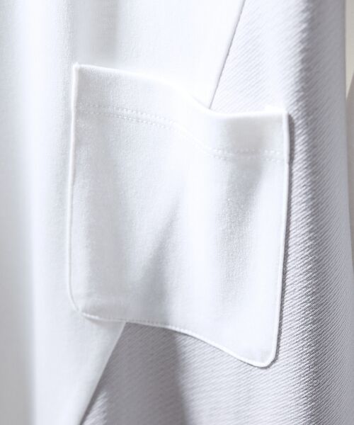 ABAHOUSE / アバハウス Tシャツ | コンビネーション ライン ポンチ 半袖Tシャツ | 詳細3