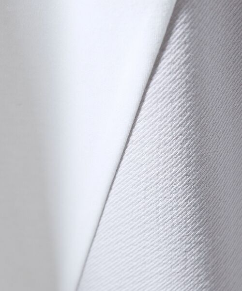 ABAHOUSE / アバハウス Tシャツ | コンビネーション ライン ポンチ 半袖Tシャツ | 詳細5