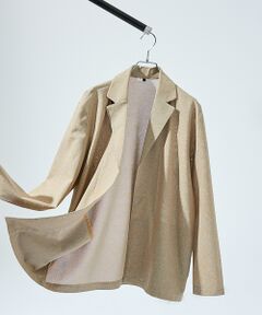 ABAHOUSE / アバハウス カーディガン・ボレロ | 【シアー素材】SHARIR JERSEY ラペル カーディガン / 吸水速乾 軽