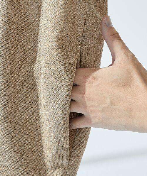 ABAHOUSE / アバハウス カーディガン・ボレロ | 【シアー素材】SHARIR JERSEY ラペル カーディガン / 吸水速乾 軽 | 詳細4