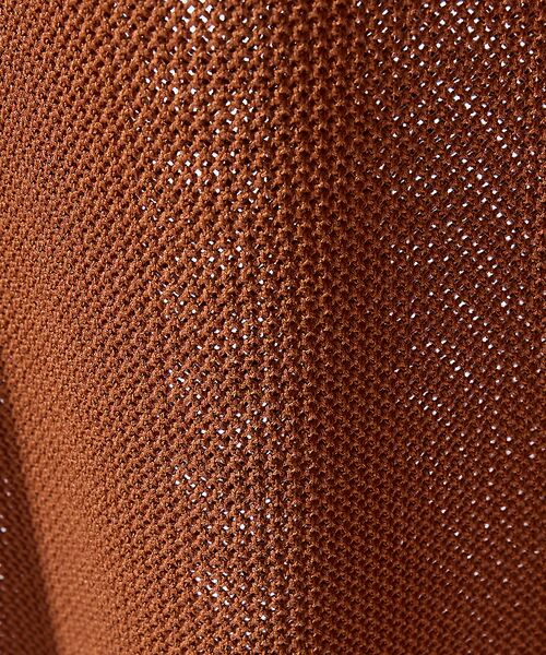 ABAHOUSE / アバハウス ポロシャツ | スキッパー メッシュニット ポロシャツ | 詳細8