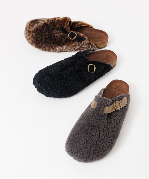 ABAHOUSE / アバハウス シューズ | 【BOSABO/ボサボ】別注 LEON MOUTON / サボサンダル | 詳細4